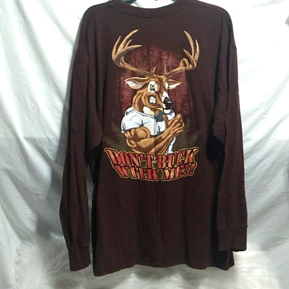 SALE! Wright's Ultimate Sportsman Big Game Hunter Dont Buck With Me Tee (X-50)